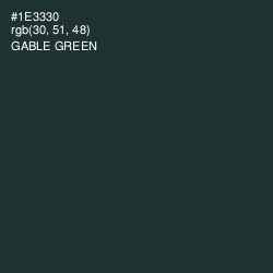 #1E3330 - Gable Green Color Image